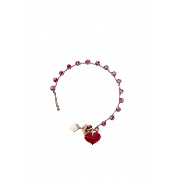 Bracciale uncinetto con Cuore